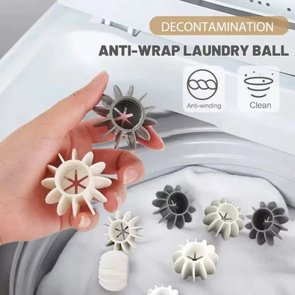 Silicone Laundry Balls Reusable anti Binding anti Angle Cleaning Ball Washing Machine Supplies for Cleaning and Washing Balls