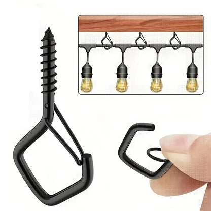 Square Snap Safety Hooks: Sturdy Anti-Drop Hanging with Buckles for Bonsai