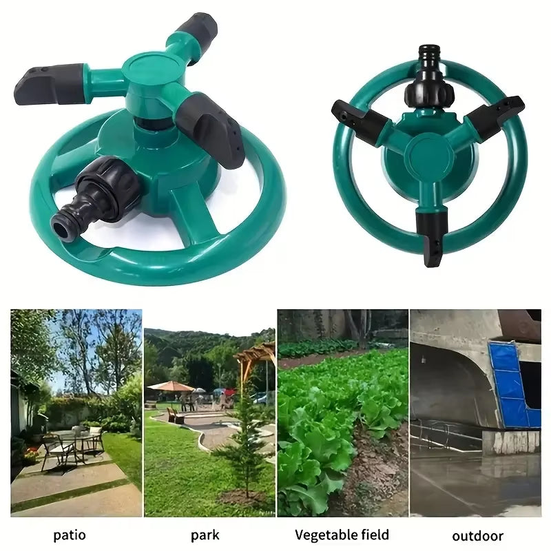 Sprinkler Nozzle 360 Degree Automatic Rotating Water Spray Garden Lawn Automatic Sprinkler Garden Watering Irrigation Supplies